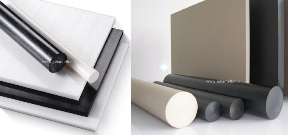 میلگرد پلی امید pom ورق پلیمری تفلونی پلاستیک فشرده، پلیمر ضدسایش ضدآب، میله peek پلیمری پیک، میله تفلونی ورق تفلونی